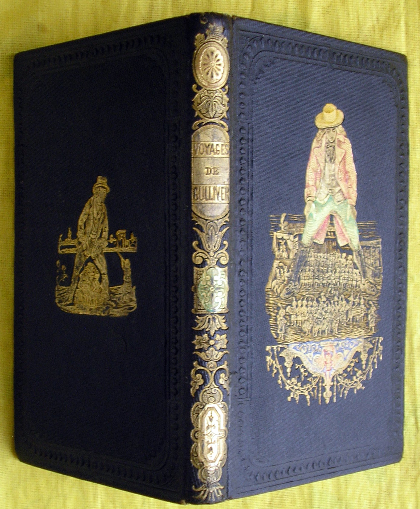 Exemple romantique Bibliothque des chemins de fer 1853 SWIFT Voyages de Gulliver